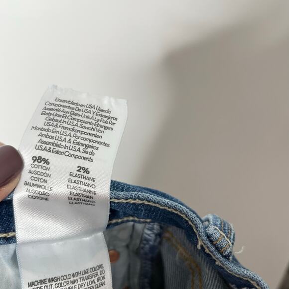 Mother Superior The Tripper Ankle Fray Jeans 27 Blue Its A Small World Wash - Picture 13 of 14